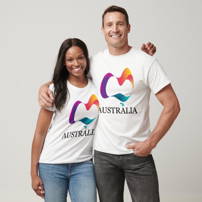 Camiseta Dia da Austrália Feliz (Unissex)
