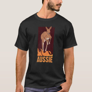 Camiseta Dia da Austrália Patriótico australiano canguru au