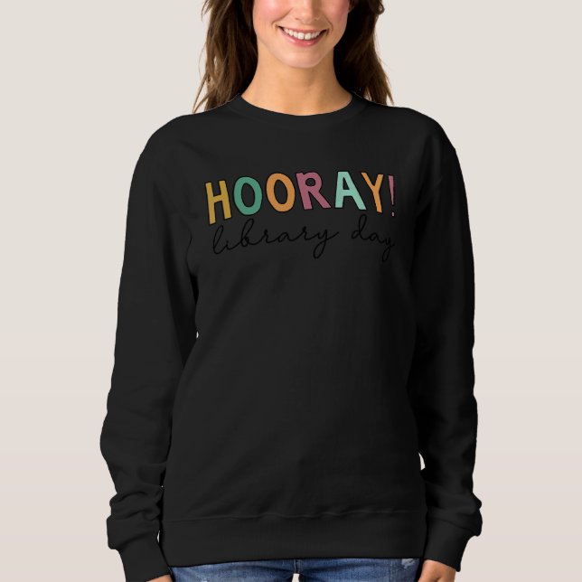 Camiseta Dia da Biblioteca de Hooray (Frente)