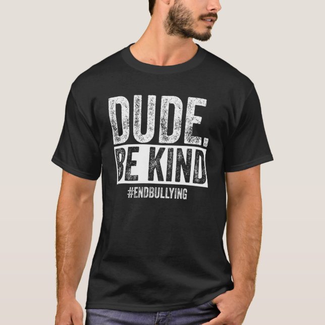 Camiseta Dia da Bondade Dia da Unidade Laranja Sem Bullies (Frente)