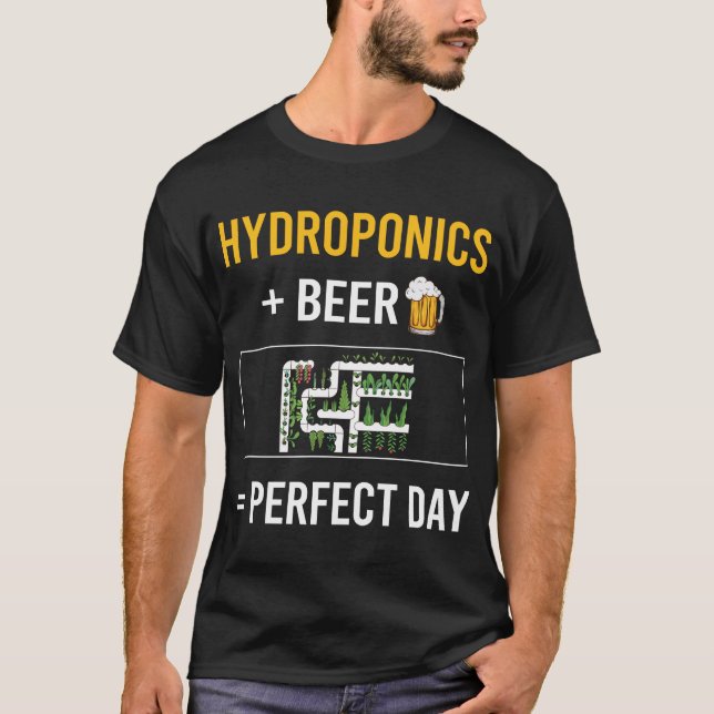 Camiseta Dia da Cerveja Hidroponia Hidropônica (Frente)