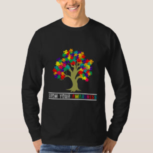 Camiseta Dia da Consciência do Autismo Mês Aumente sua Cons