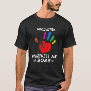 Camiseta Dia da Consciência do Autismo Mundial da Paz