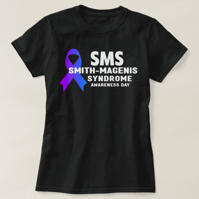 Camiseta Dia da Consciência do SMS - Sensibilização para a  (Frente do Design)