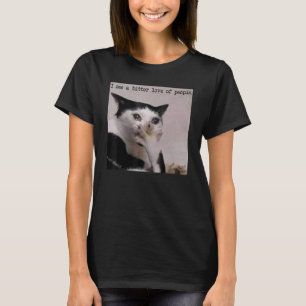 Camiseta Dia da Consciência do solteiro Engraçado Gato Dize