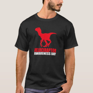 Camiseta Dia da Consciência do Velociraptor