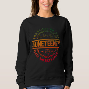 Camiseta Dia da Emancipação, Liberdade Negra-Americana Desd