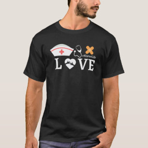 Camiseta Dia da Enfermeira Semana da Enfermeira Vida de Enf