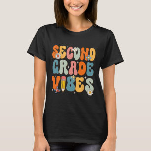 Camiseta Dia Da Escola No Segundo Ano Volta À Escola