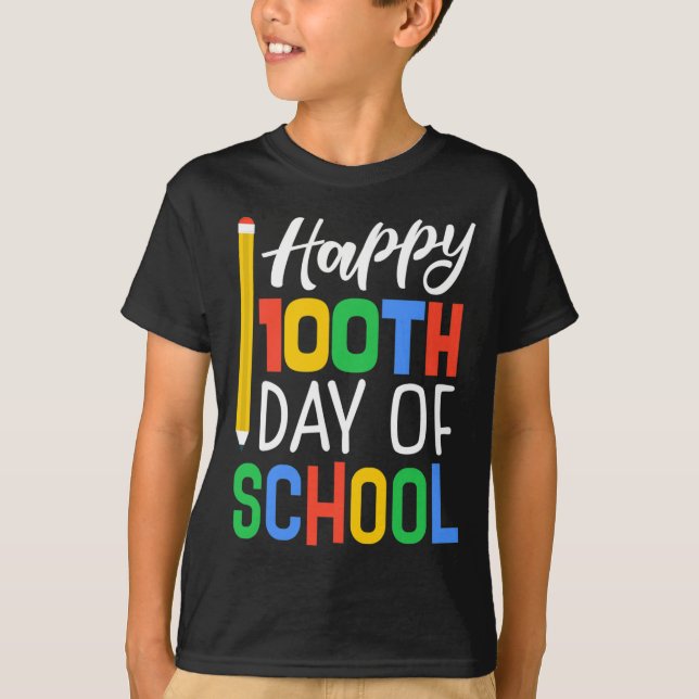 Camiseta Dia Da Escola Para Professores Crianças (Frente)