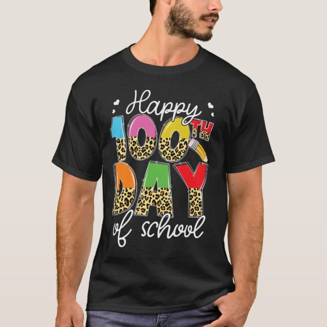 Camiseta Dia Da Escola Para Professores Crianças Felizes 10 (Frente)