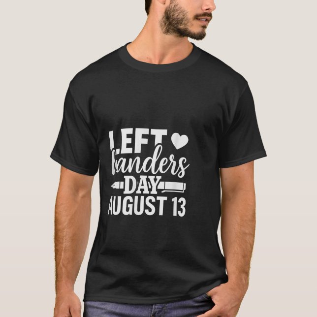 Camiseta Dia da Esquerda de Handers Deixou o Orgulho do Sou (Frente)