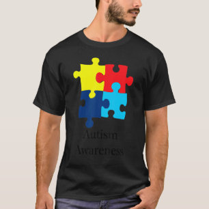 Camiseta Dia da Família do Quebra-Cabeça do Autismo