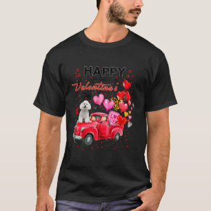 Camiseta Dia da Frise do Caminhão Vermelho Bichon