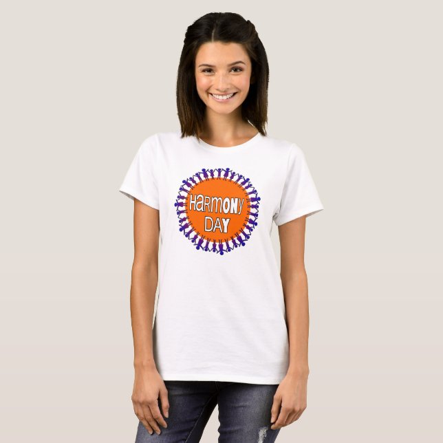 Camiseta Dia da harmonia, Austrália (Frente Completa)