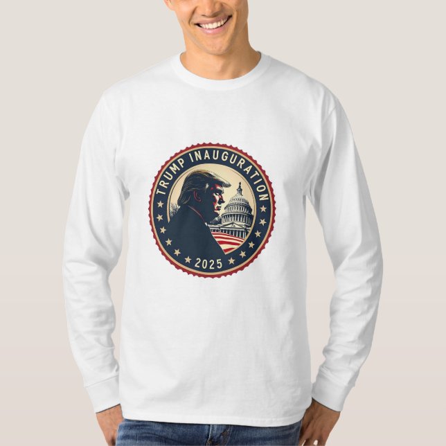 Camiseta Dia da Inauguração de Trump, 2025, Orgulho da Maga (Frente)