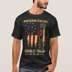 Camiseta Dia da Inauguração do Presidente Donald Trump 2025