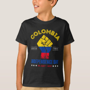 Camiseta Dia da Independência 1810 República da Colômbia 20