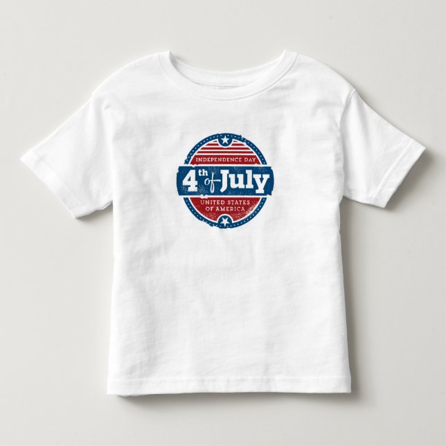 Camiseta Dia da Independência 4 de julho (Frente)