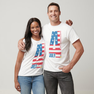 Camiseta Dia da Independência 4 de julho