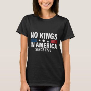 Camiseta Dia da Independência 4 de Julho de 1776 Sem Reis