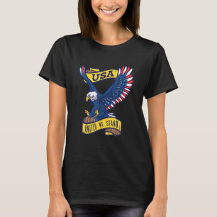 Camiseta Dia da Independência 4 de julho Estados Unidos