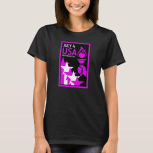 Camiseta Dia da Independência Americana