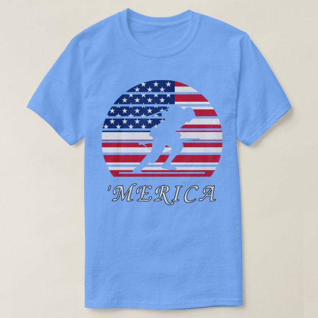 Camiseta Dia da Independência Americana2 (Frente do Design)