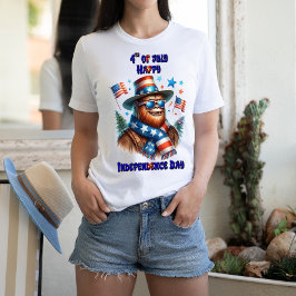 Camiseta Dia da Independência Americana de na moda Bigfoot