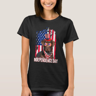 Camiseta Dia da Independência Bandeira 4 de julho