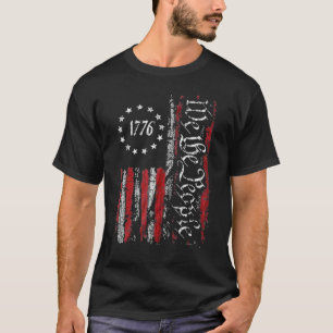 Camiseta Dia da Independência Bandeira Americana Patriótica