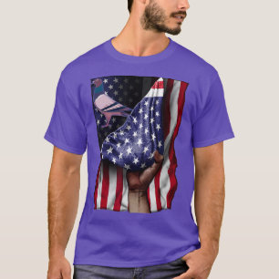 Camiseta Dia da Independência Bandeira dos EUA