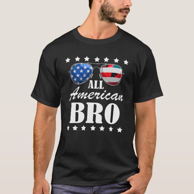 Camiseta Dia da Independência da América do 4 de julho Patr (Frente)