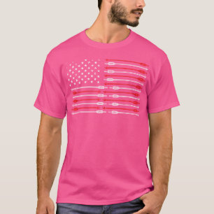 Camiseta Dia da Independência da Arena Americana Flag Bowma