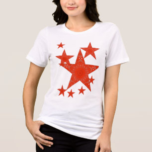 Camiseta Dia da Independência da Estrela Vermelha 4 de julh