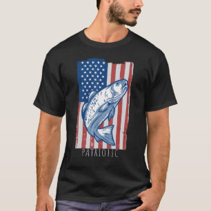 Camiseta Dia da Independência da Pesca Americana