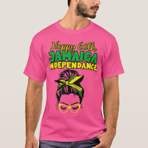 Camiseta Dia da Independência das Mulheres da Jamaica 60º A
