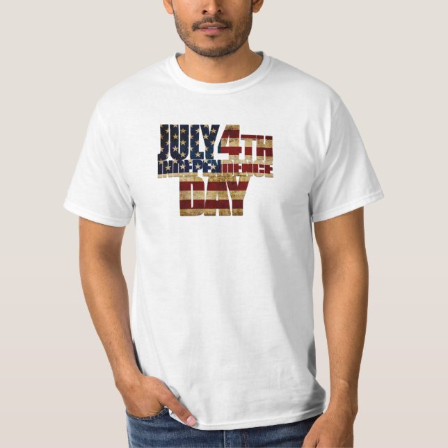 Camiseta Dia da Independência de 4 de Julho 002 (Frente)