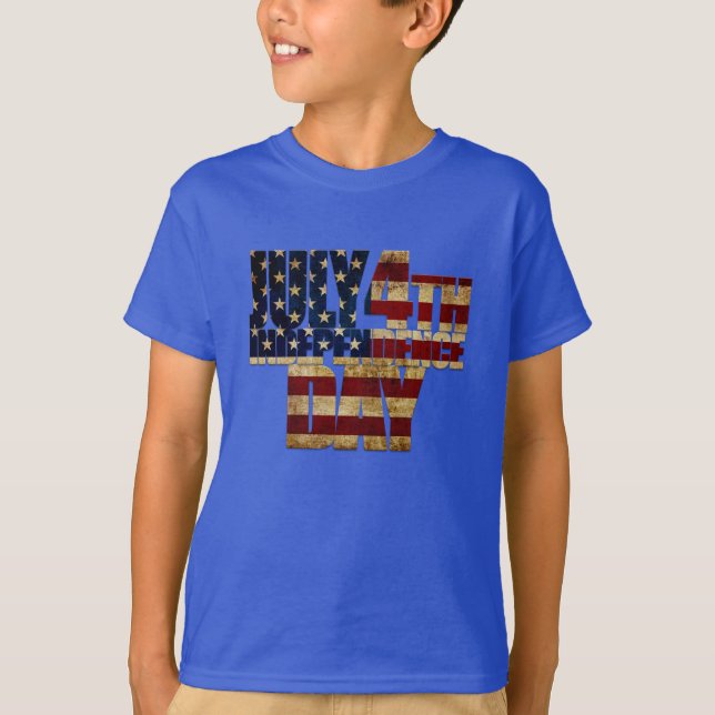 Camiseta Dia da Independência de 4 de Julho 002 (Frente)