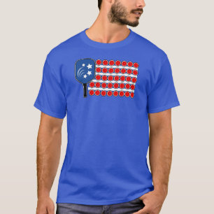 Camiseta Dia da Independência de Bandeiras Americanas
