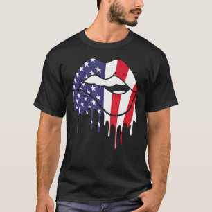 Camiseta Dia da Independência de Cor Branca Vermelha 4 de j