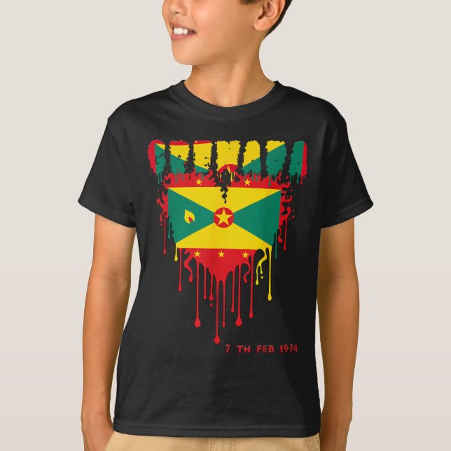 Camiseta Dia da Independência de Granada Granadino 50º (Frente)