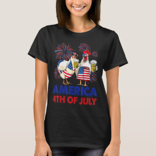 Camiseta Dia da Independência de julho 4º Americano de Fran