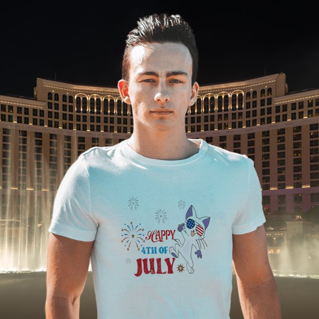 Camiseta Dia da Independência de Kitten (Criador carregado)