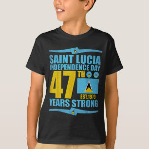 Camiseta dia da independência de santa lúcia santa lúcia 47