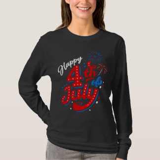 Camiseta Dia da Independência do 250º Aniversário das Mulhe