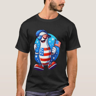 Camiseta Dia da Independência do Acertar Pino de Boliche 4 