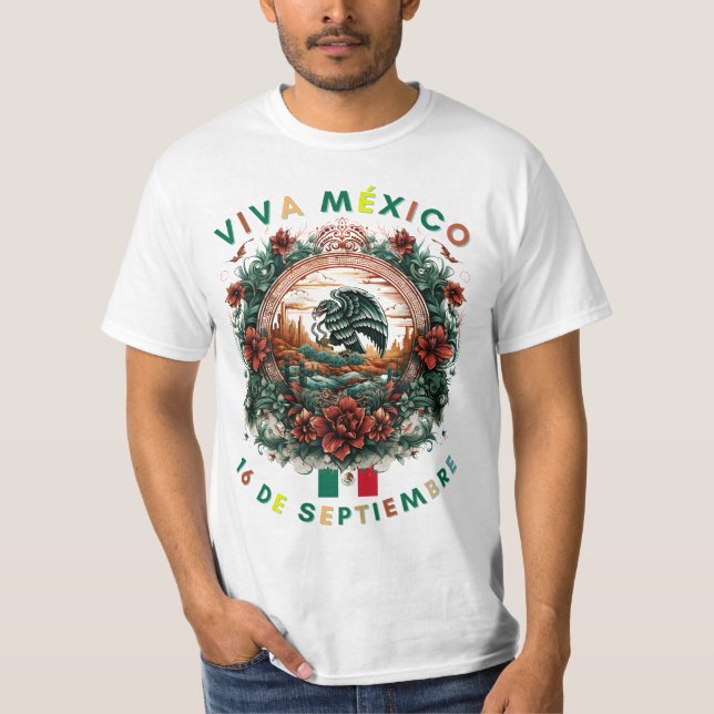 Camiseta Dia da Independência do México (Frente)