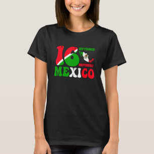 Camiseta Dia da Independência do Orgulho do México 2022 Ban