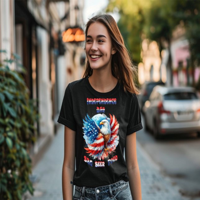 Camiseta Dia da Independência do Orgulho Patriótico Majesto (Criador carregado)